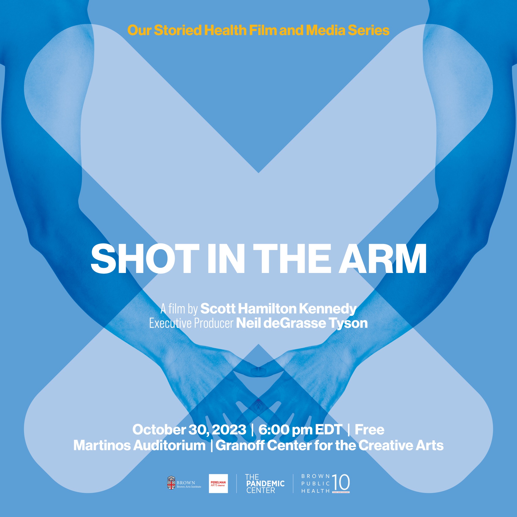 Shot in the Arm Event Poster