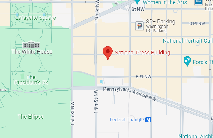 Google Maps view of Pandemic Center's DC Location