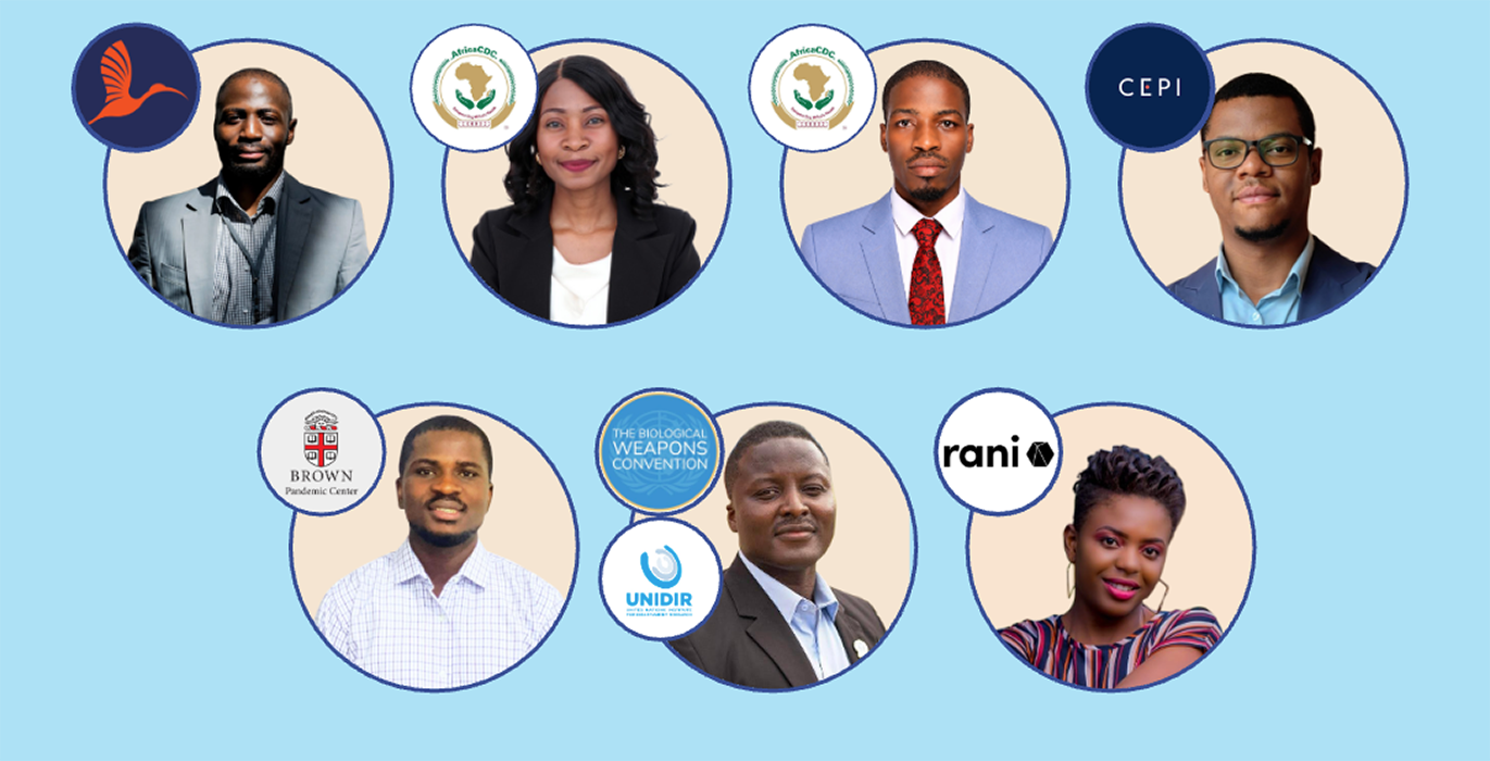 Headshots of the 2026-2027 Biosecurity Game Changers Fellowship