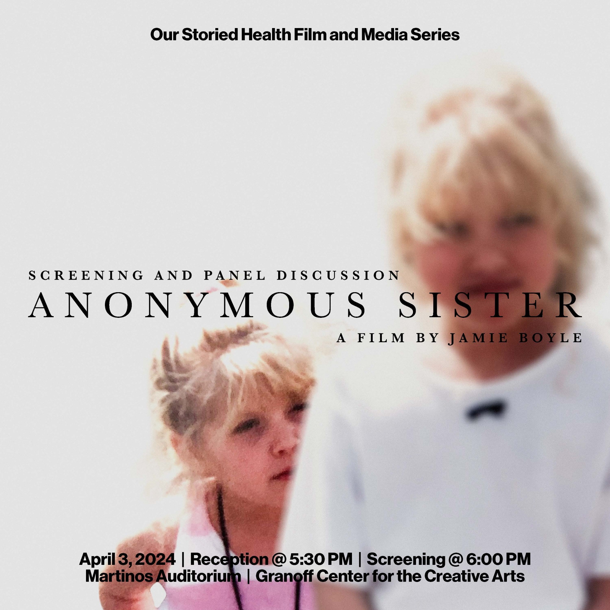 Anonymous Sister event poster