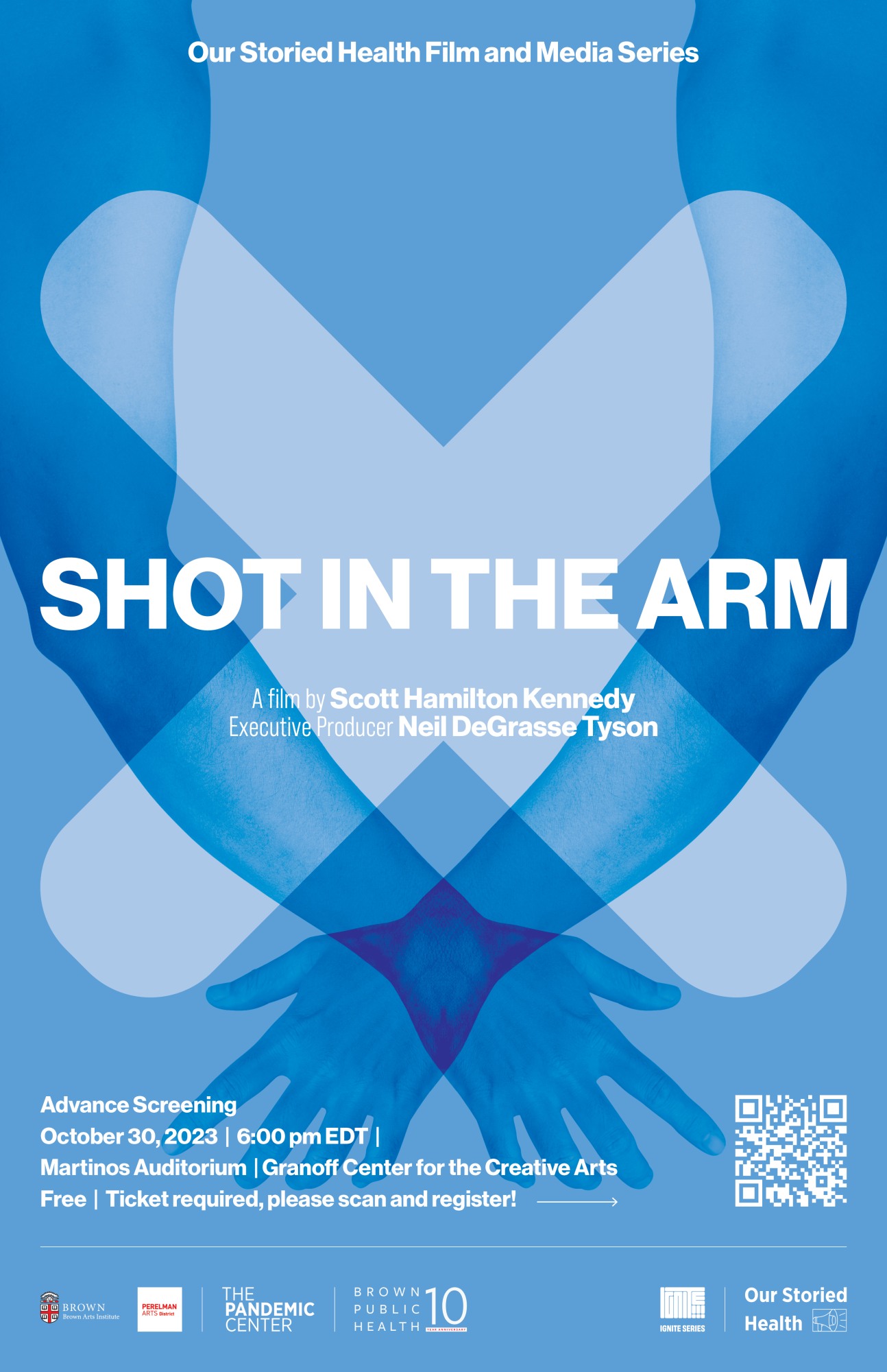 Shot in the Arm Event Poster